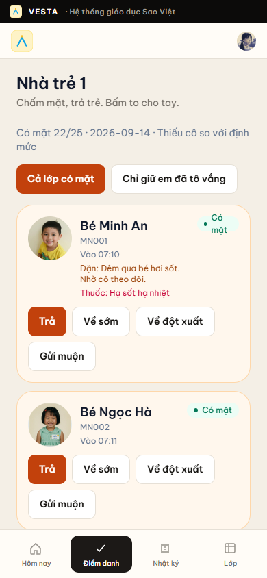 Điểm danh lớp